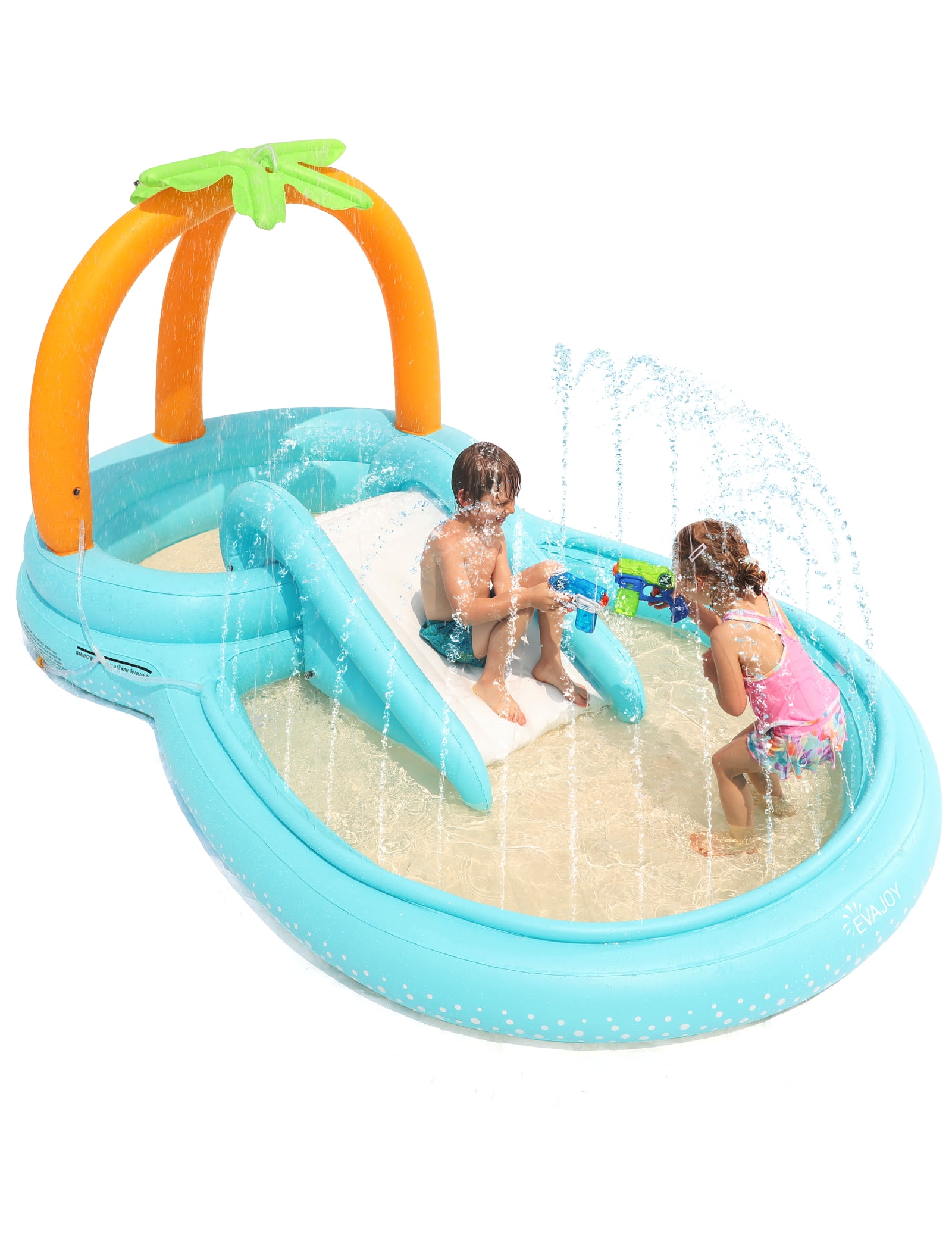 Piscina Infantil Doble Con Bolas, Tobogan Y Mini Juegos 295x190 Cm. con  Ofertas en Carrefour