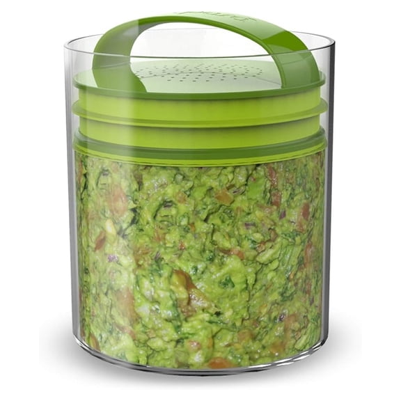 Evak Super Savor Food Storage Containers, 14oz Green - Airtight Plastic Containers for Kitchen, Guacamole, Hummus, Meal Prep, BPA Free