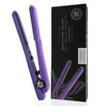thumbnail image 1 of Evalectric Deep Purple Pro Classic Styler Negative Ion Ceramic Hair Flat Iron, 1 of 6