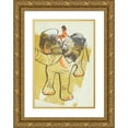 thumbnail image 1 of Evaline Ness 14x18 Gold Ornate Wood Frame and Double Matted Museum Art Print Titled - Lonely Maria Pl19 (1960), 1 of 4