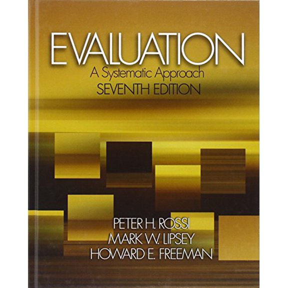 Pre-Owned Evaluation: A Systematic Approach (Hardcover) 0761908943 9780761908944
