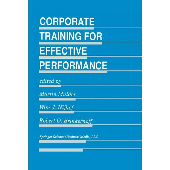 Evaluation in Education and Human Services: Corporate Training for Effective Performance (Paperback)