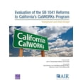 thumbnail image 1 of Evaluation of the SB 1041 Reforms to California’s CalWORKs Program : Background and Study Design (Paperback), 1 of 1