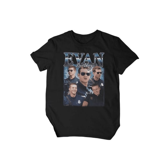 Evan Buckley Bootleg Vintage T-Shirt, Oliver Stark Shirt, Oliver Leon Jones, British Actor Shirt, Evan "Buck" Buckley, Oliver Stark Fans
