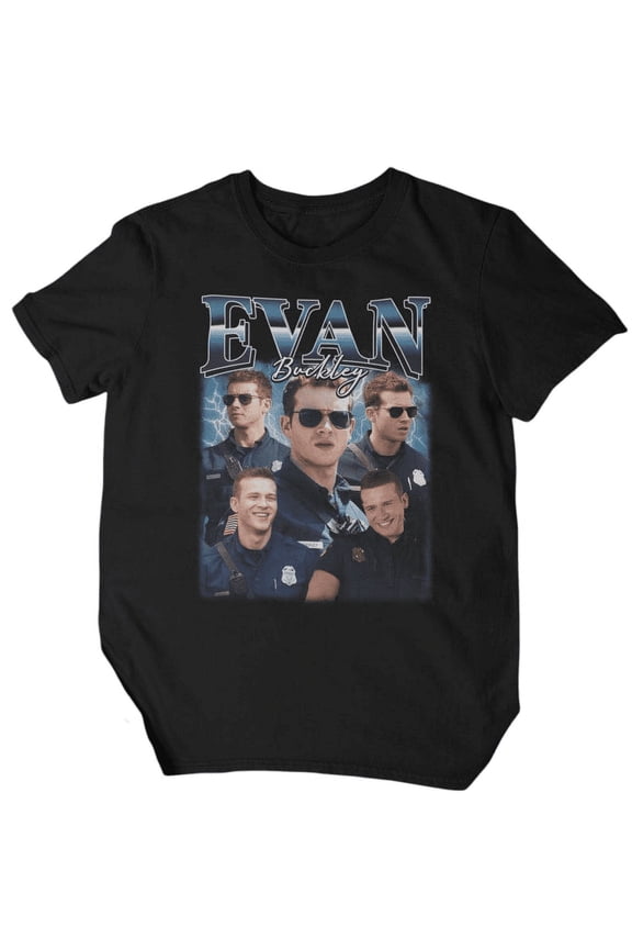 Evan Buckley Bootleg Vintage T-Shirt, Oliver Stark Shirt, Oliver Leon Jones, British Actor Shirt, Evan "Buck" Buckley, Oliver Stark Fans