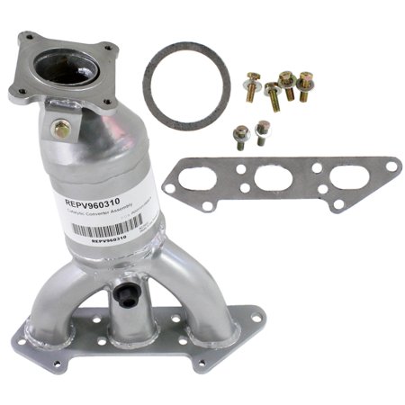Evan Fischer REPT960318 Catalytic Converter For 2001-2003 Toyota Highlander Front Radiator Side with Exhaust Manifold Driver Side
