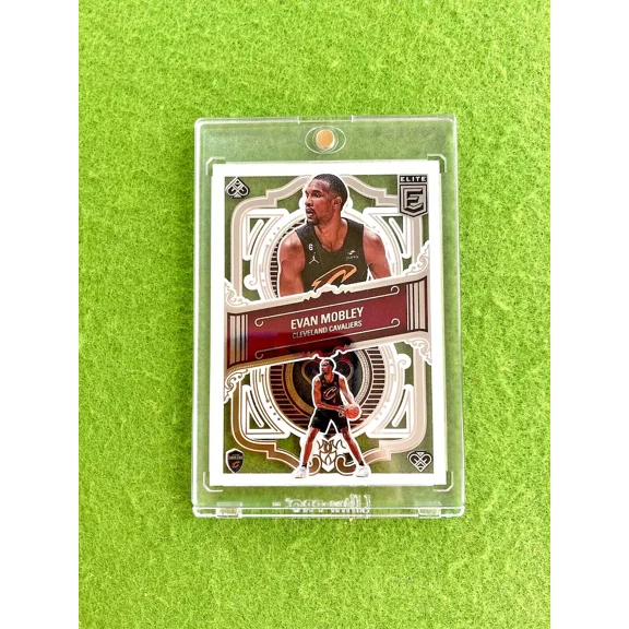 Evan Mobley CLEAR CARD JERSEY #4 CAVS SP 2022 Donruss EVAN MOBLEY Elite DECK