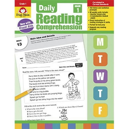 Evan-Moor Daily Reading Comprehension, Grade 1 Teaching Edition