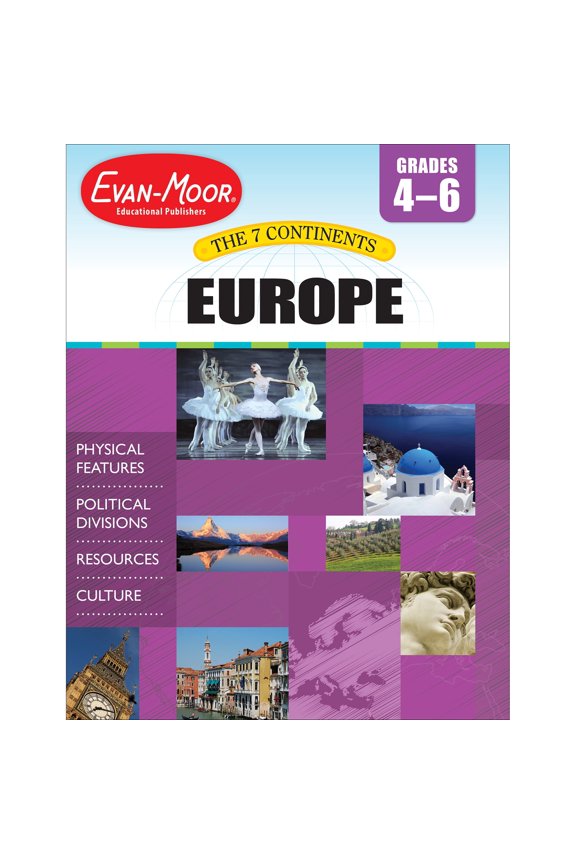 7 Continents: Europe, Grade 4 - 6 Teacher Resource