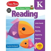 Evan-Moor At-Home Tutor: Reading, Kindergarten Workbook