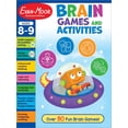 thumbnail image 1 of Evan-Moor Brain Games and Activities, Age 8 - 9: Activity Book, Sticker Activities, Art Projects, 1 of 8