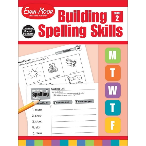 Evan-Moor Building Spelling Skills, Grade 2 Teaching Edition