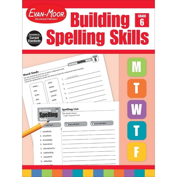 Evan-Moor Building Spelling Skills, Grade 6 Teaching Edition