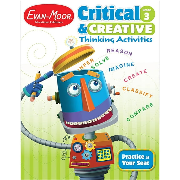 Evan-Moor Critical and Creative Thinking Activities, Grade 3 Teacher Resource