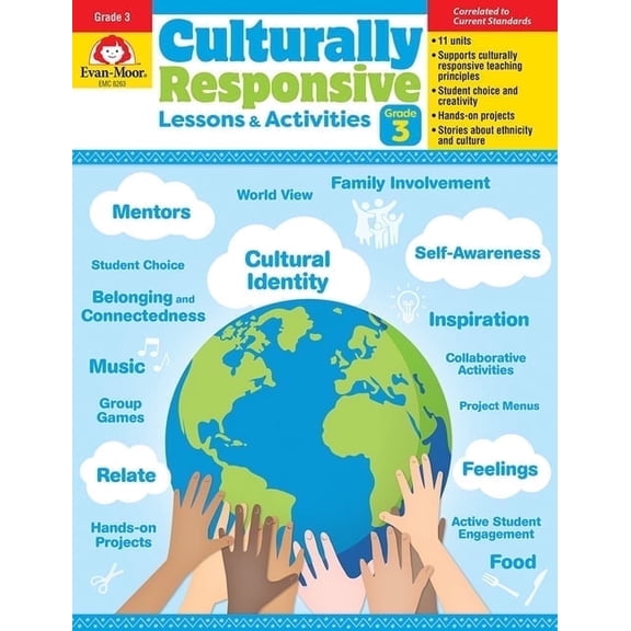 Evan-Moor Culturally Responsive Lessons & Activities, Grade 3 Teacher Resource