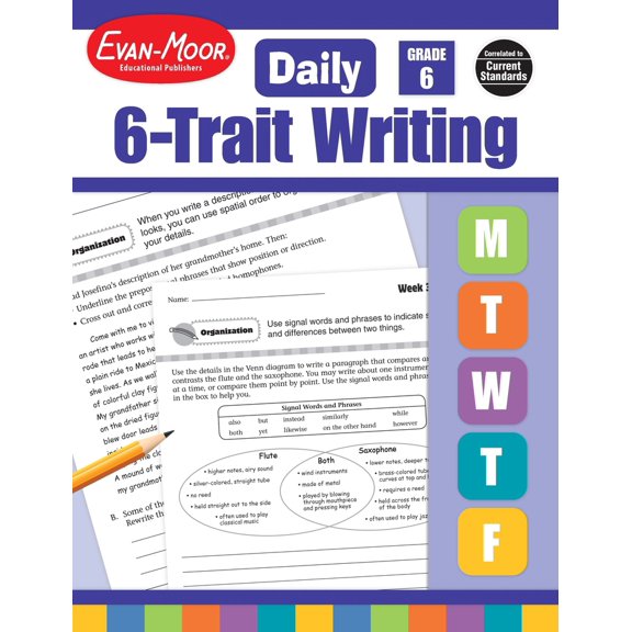 Pre-Owned Daily 6-Trait Writing Grade 6+ Te (Paperback) 1596732997 9781596732995