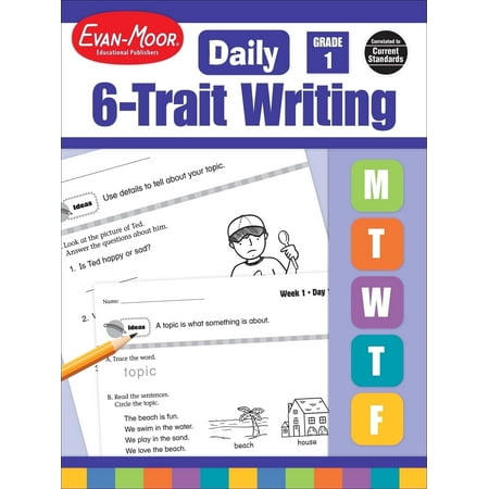 Evan Moor Educational Publishers 6021 Daily 6-Trait Writing Grade 1