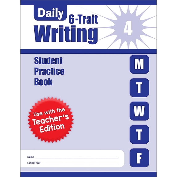 Evan-Moor Daily 6-Trait Writing, Grade 4 Student Workbook
