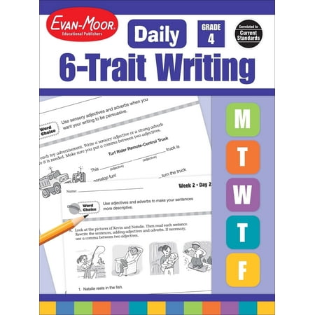 Evan Moor Educational Publishers 6024 Daily 6-Trait Writing Grade 4