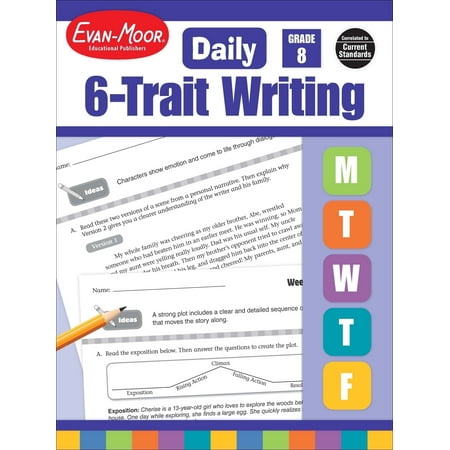 Evan-Moor Daily 6-Trait Writing, Teacher's Edition, Grade 8