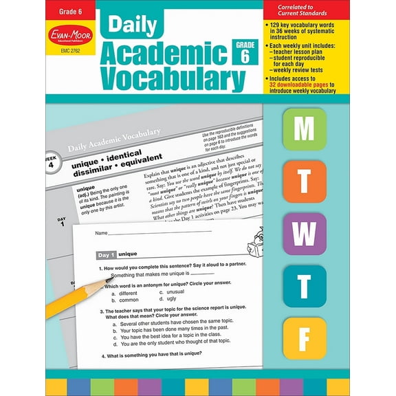 Evan-Moor Daily Academic Vocabulary, Grade 5 Teacher Edition
