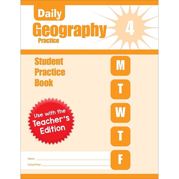 Evan-Moor Daily Geography Practice, Grade 4 Student Workbook