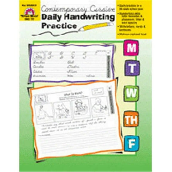 Evan-Moor Daily Handwriting Contemp. Cursive