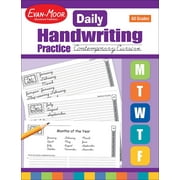 Evan-Moor Contemporary Cursive: Daily Handwriting Practice for Kids Ages 5+, Teaching Edition