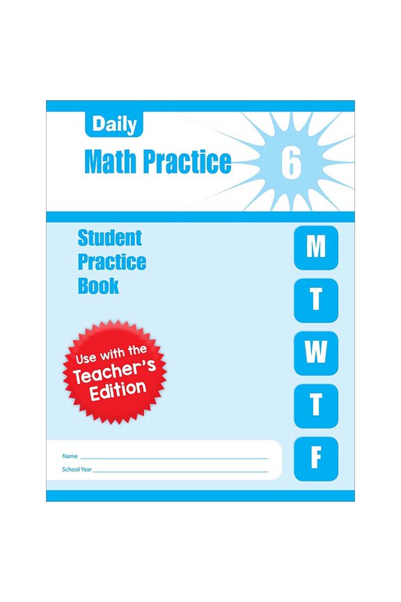 Daily Math Practice, Grade 6 Student Workbook