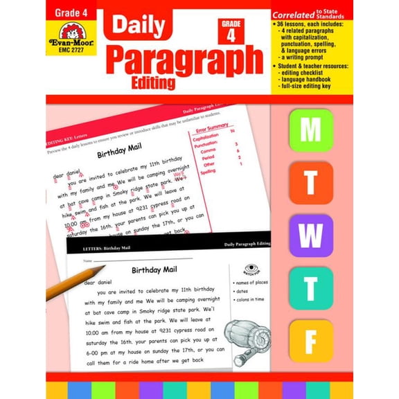 Evan-Moor Daily Paragraph Editing, Grade 4
