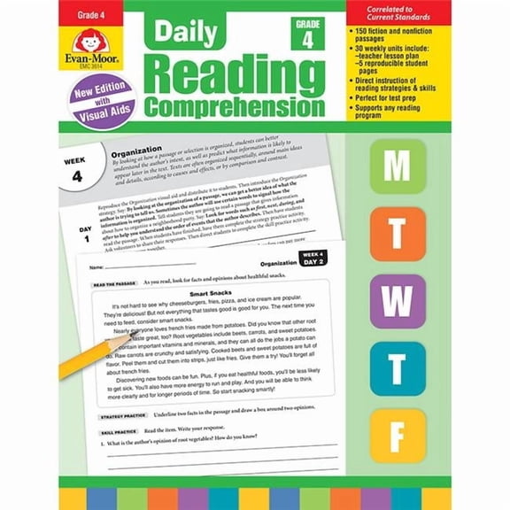 Evan-Moor Daily Reading Comprehension, Grade 4