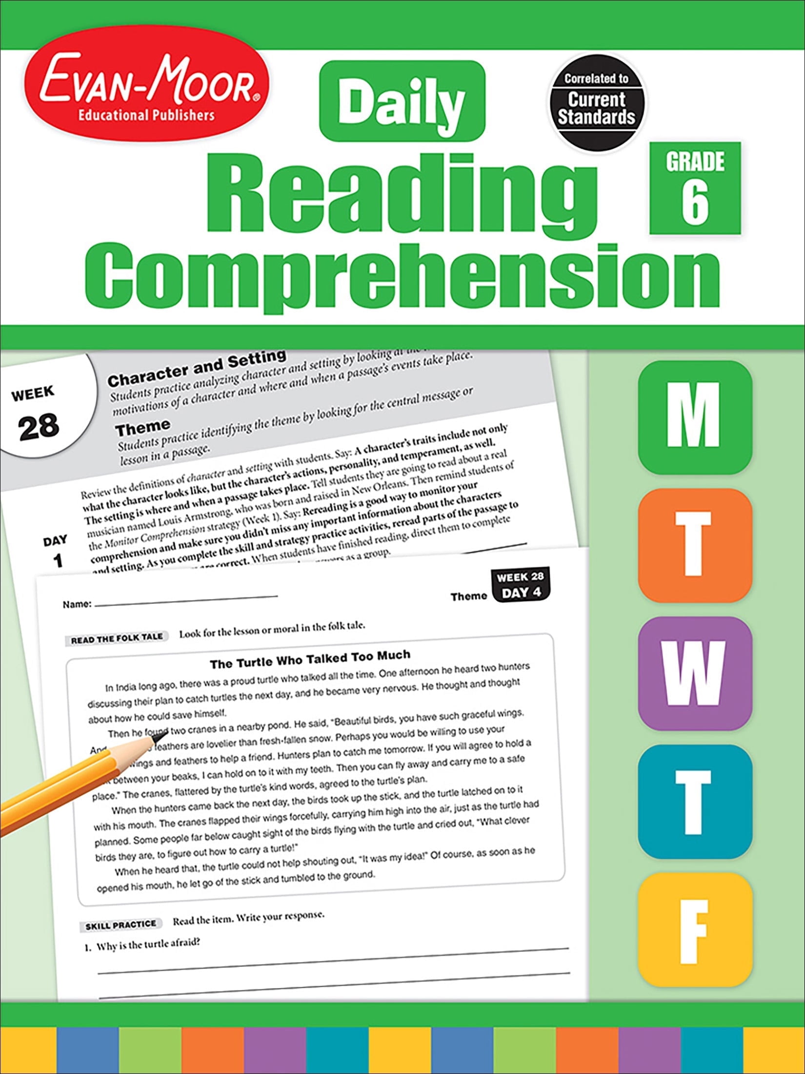 あなたにおすすめの商品 Comprehension, Reading Daily Evan-Moor Grade Teaching 6 洋書