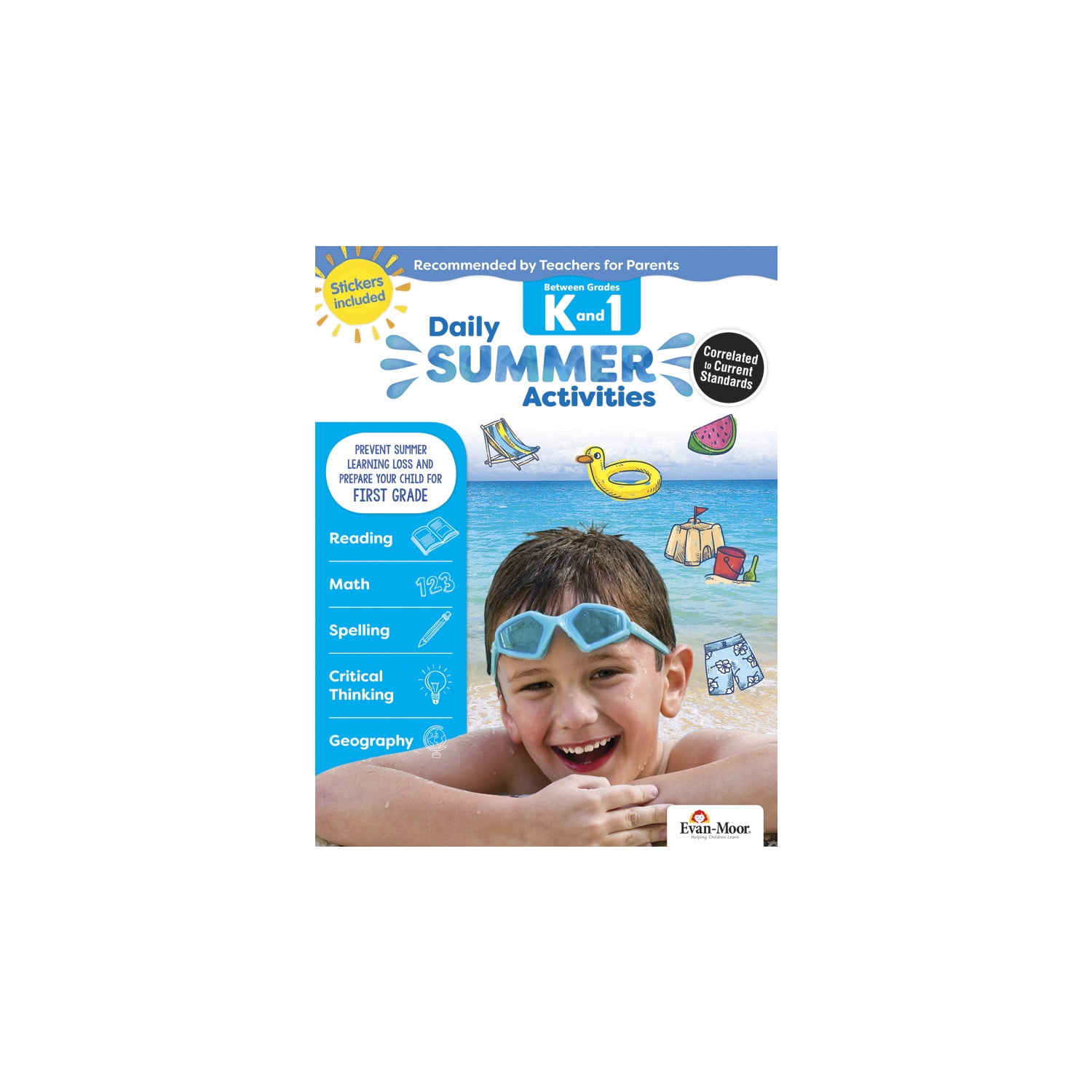 EvanMoor Daily Summer Activities Between Kindergarten and 1st Grade