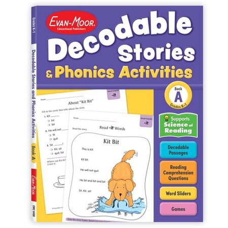 Decodable Stories And Phonics Activities, Book A, Grades K-1 price history and forecast - Unbranded