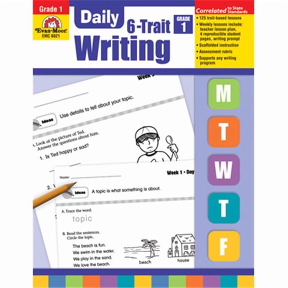 Evan-Moor Daily 6-Trait Writing, Grade 1