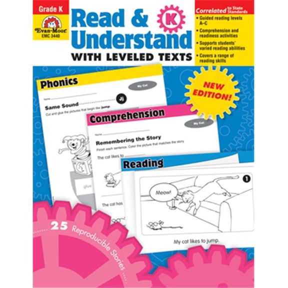 Evan Moor Educational Publishers Read & Understand with Leveled Texts Grade K