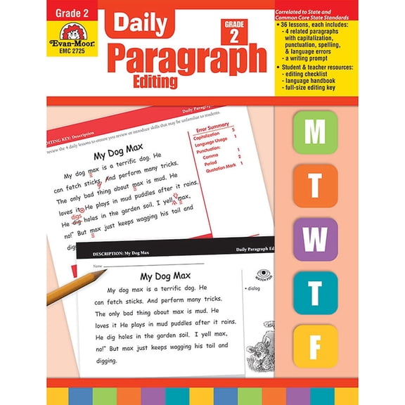 Evan-Moor Daily Paragraph Editing Grade 2 EMC2725