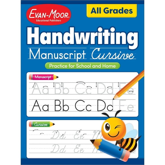 Evan-Moor Handwriting: Manuscript, Cursive, All Ages