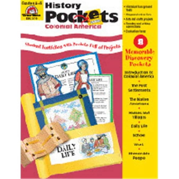 Evan-Moor History Pockets Colonial America