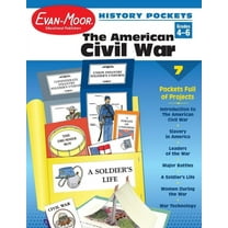 Evan-Moor History Pockets: The American Civil War, Grade 4 - 6 Teacher Resource