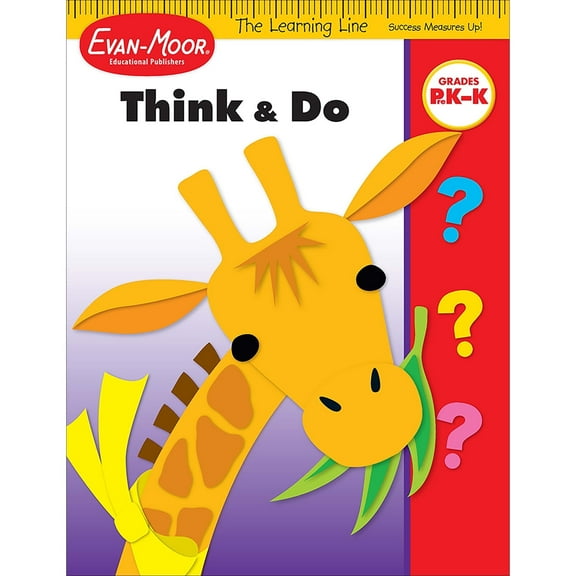 Evan-Moor Learning Line: Think and Do, PreK - Kindergarten Workbook