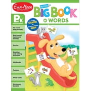 Evan-Moor My First Big Book of Words, Age 4 - 5 Early Learning Activity Book, Audio Read Alouds