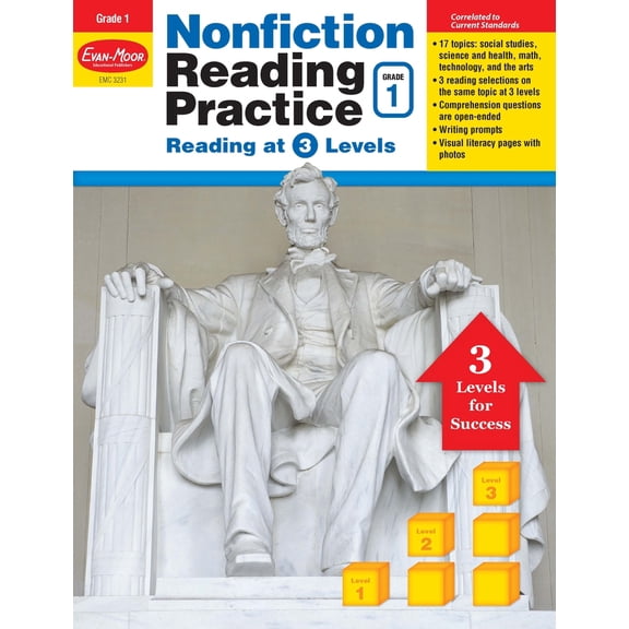 Pre-Owned Nonfiction Reading Practice, Grade 1 Teacher Resource (Paperback) 1629383155 9781629383156