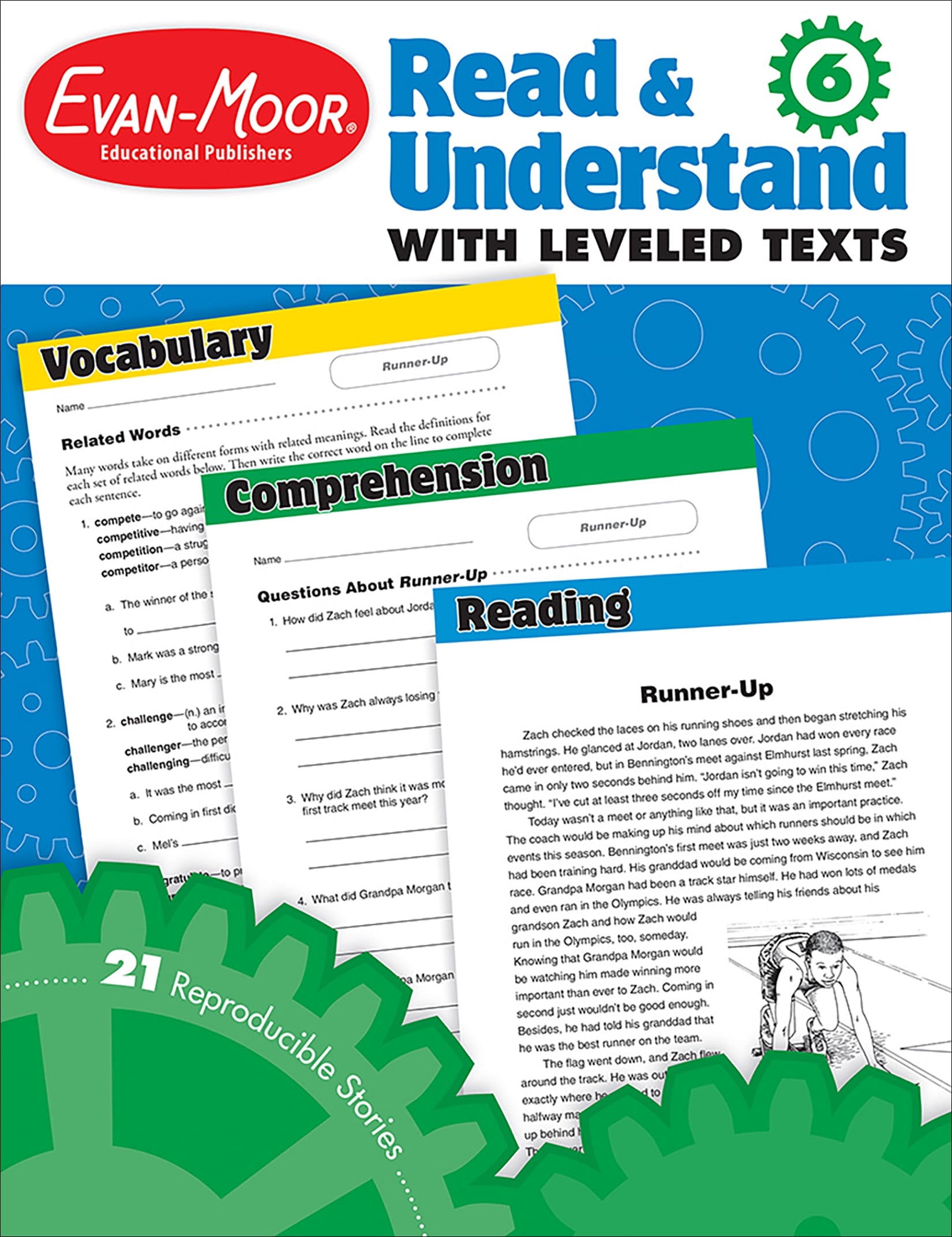 Evan-Moor Read and Understand with Leveled Texts, Grade 6 Teacher ...