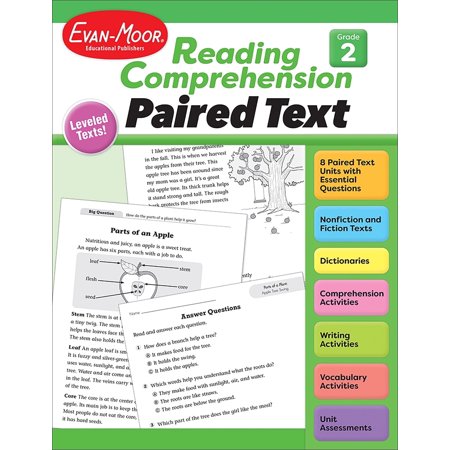 Evan-Moor Reading Comprehension: Paired Text, Grade 2 Teacher Resource