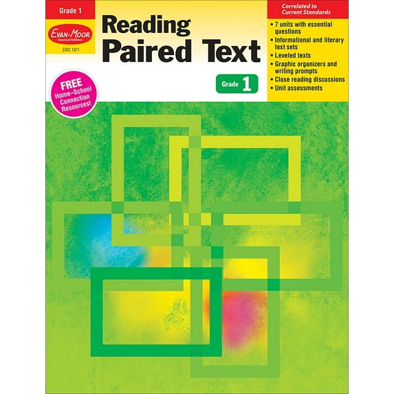 Evan-Moor Reading Paired Text, Grade 1 Teacher Resource
