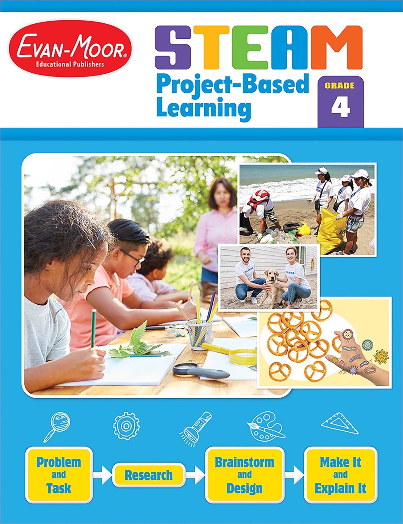 Evan-Moor STEAM Project-Based Learning, Grade 4 Teacher Resource ...