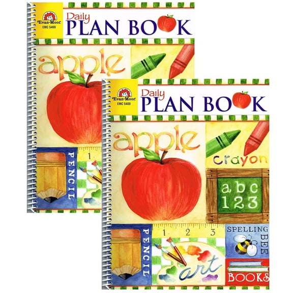 Evan-Moor School Days Daily Plan Book, Pack of 2