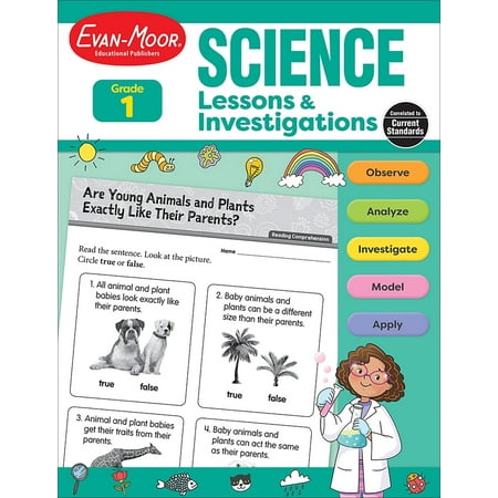 Evan-Moor Science Lessons and Investigations, Grade 1 Teacher Resource