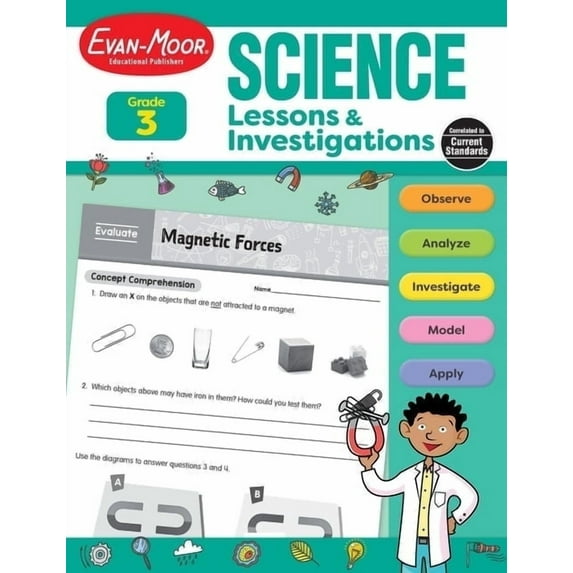 Evan-Moor Science Lessons and Investigations, Grade 3 Teacher Resource